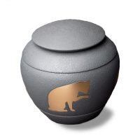 cat memorial urn - shale